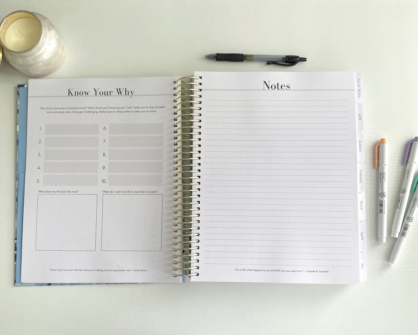 2026 "Grow In Grace" Mompreneur Planner