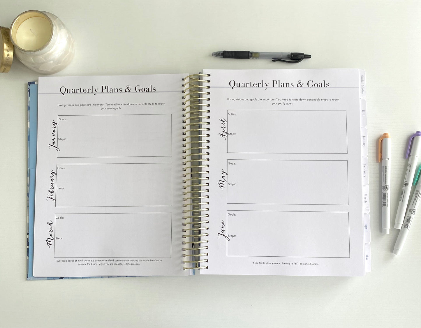 2026 "Grow In Grace" Mompreneur Planner
