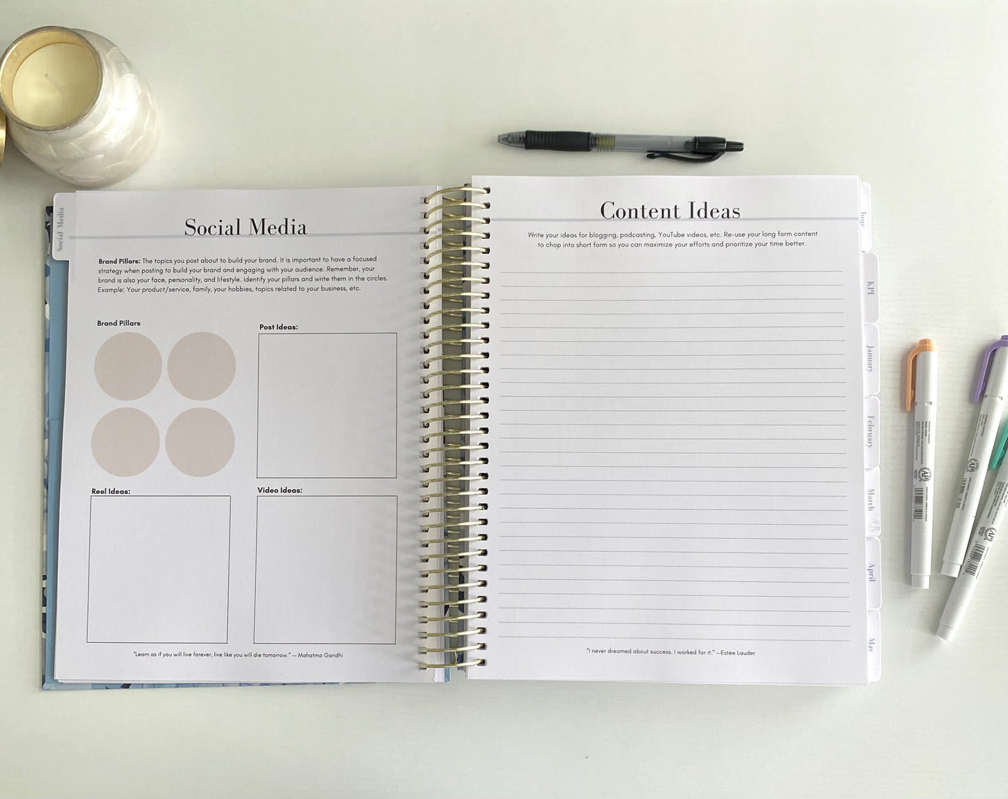 2026 "Grow In Grace" Mompreneur Planner