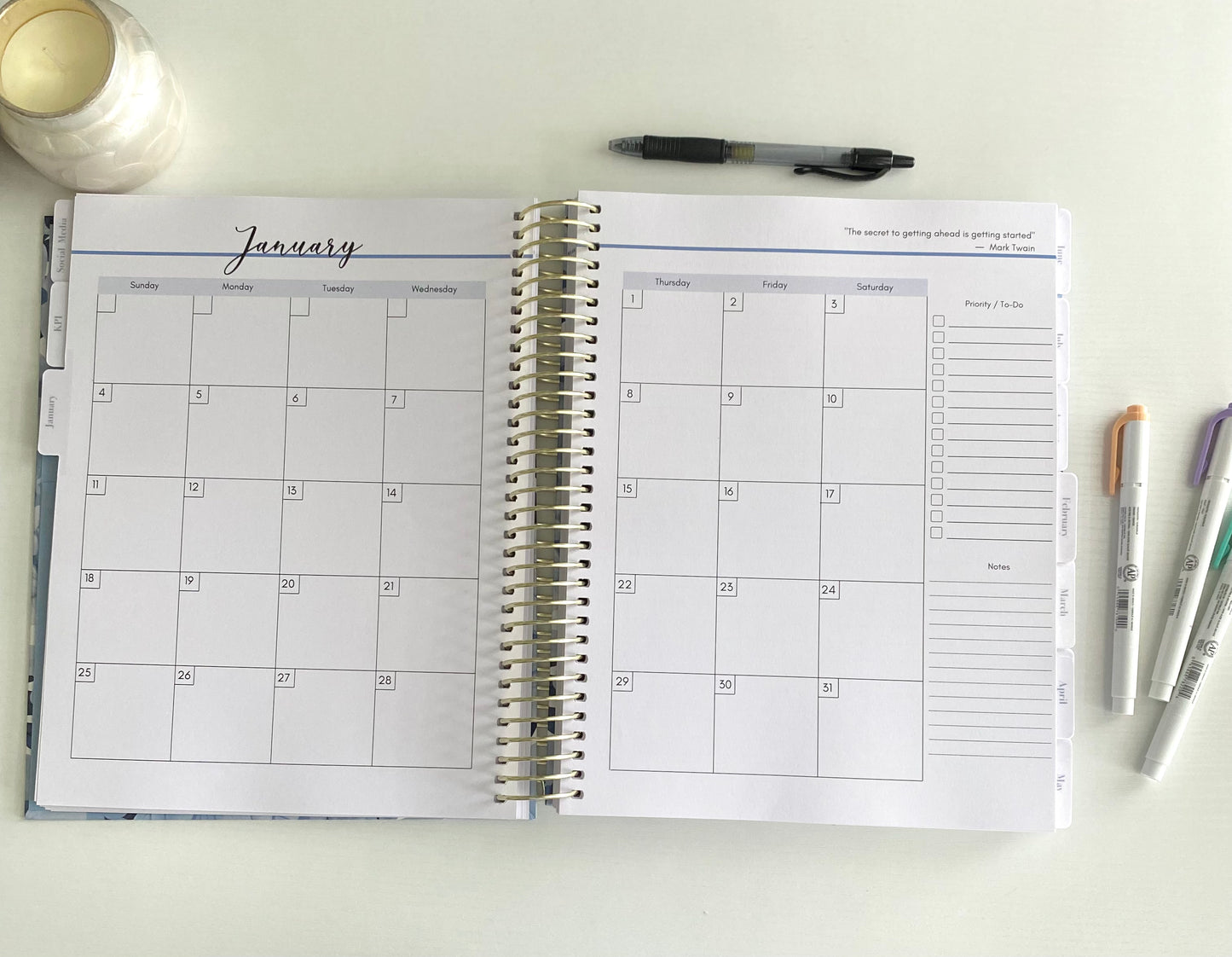 2026 "Grow In Grace" Mompreneur Planner