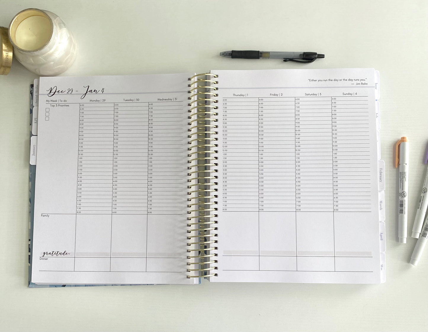 2026 "Grow In Grace" Mompreneur Planner