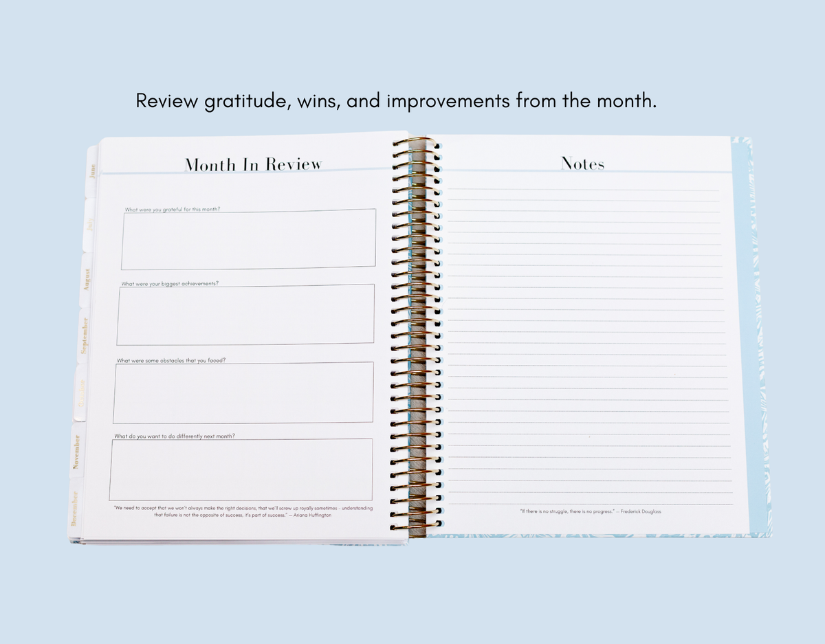 2027 Navy Blue Real Estate Planner